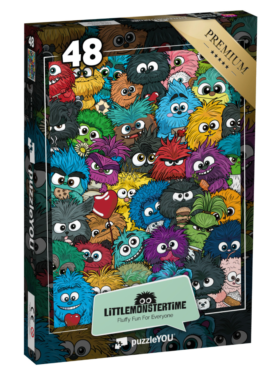 Puzzle de 48 pièces « LITTLEMONSTERTIME: Objets cachés »