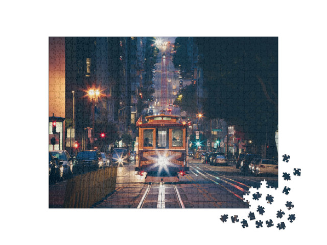Puzzle de 1000 pièces « Cable Car de San Francisco »