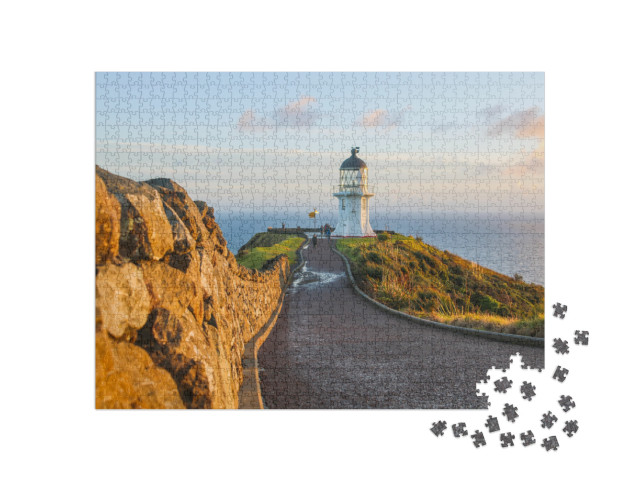 Puzzle de 1000 pièces « Cape Reinga, point le plus au nord-ouest de la péninsule d'Aupouri, Nouvelle-Zélande »