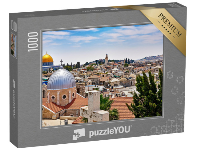 Puzzle de 1000 pièces « Magnifique vue sur Jérusalem, Israël »