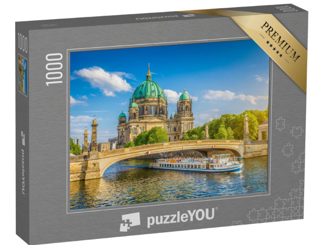 Puzzle de 1000 pièces « Cathédrale de Berlin et île aux musées sur la Spree, Berlin, Allemagne »