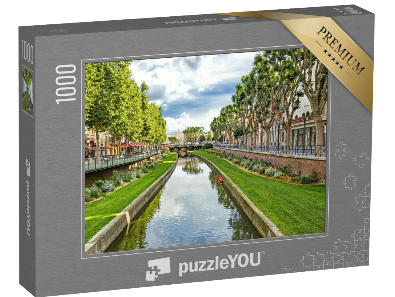 Puzzle de 1000 pièces « Routes de Perpignan, France »
