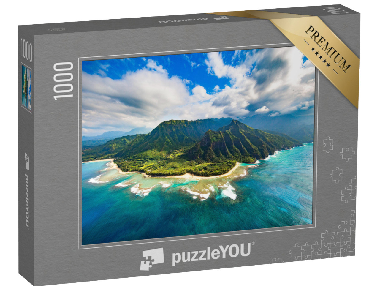 Puzzle de 1000 pièces « Côte Na Pali, Kauai »