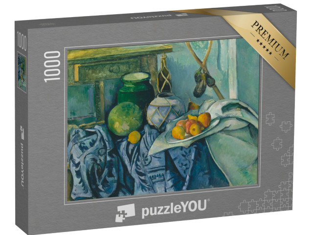 Puzzle de 1000 pièces « Paul Cézanne - Nature morte au bocal de gingembre et aux aubergines »