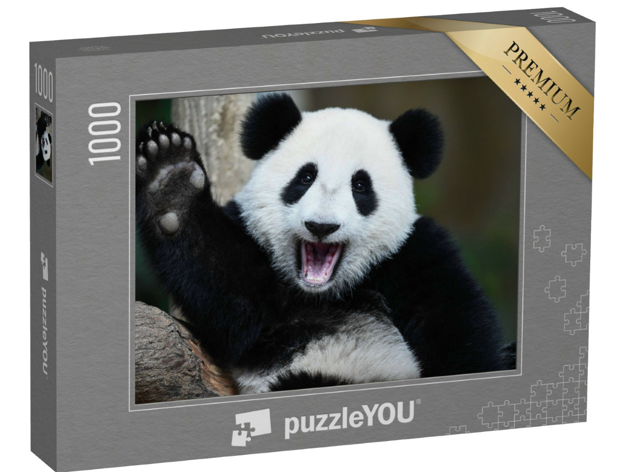 Puzzle de 1000 pièces « Un panda joueur »