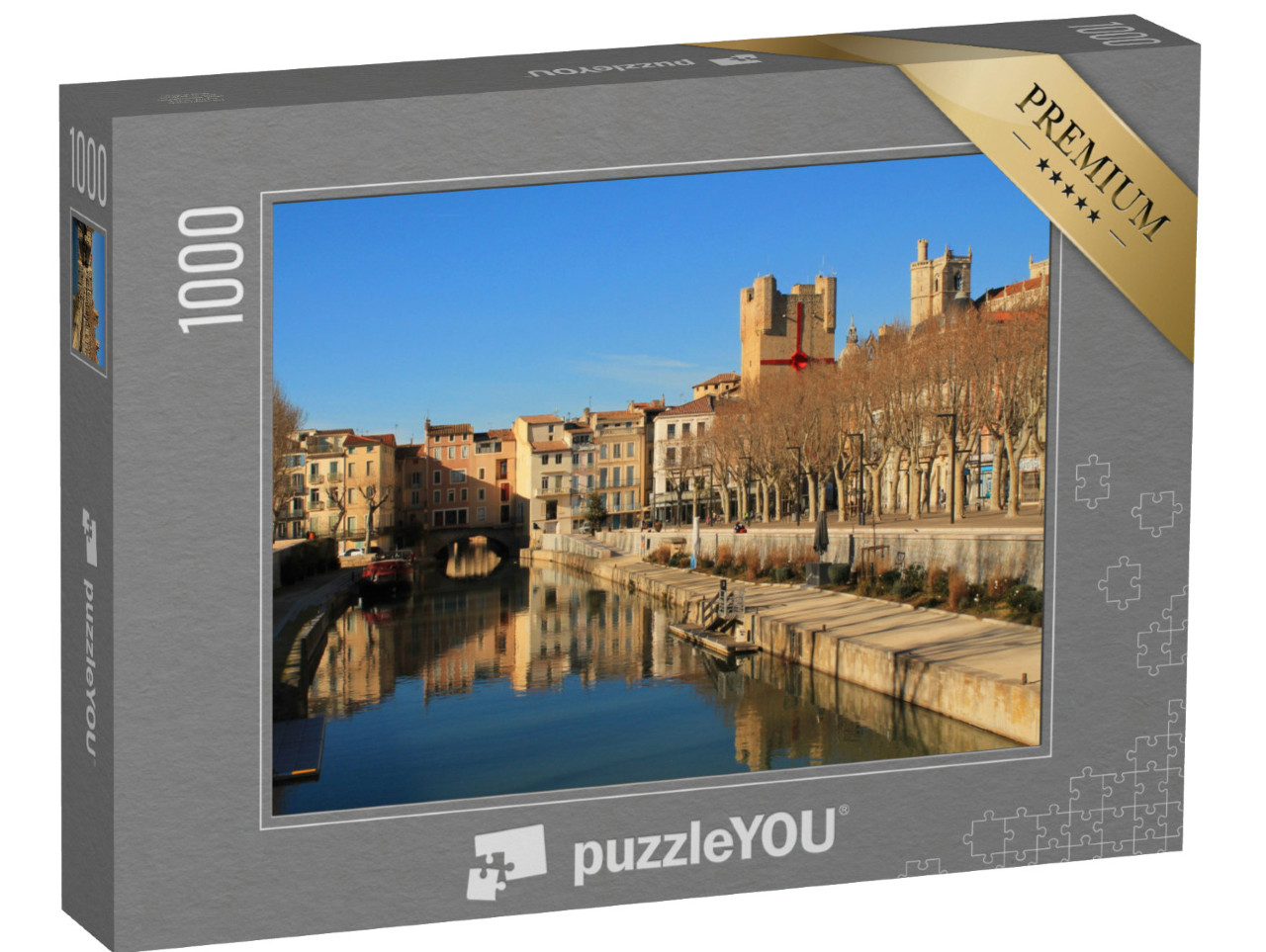 Puzzle de 1000 pièces « Narbonne, ville du sud de la France »