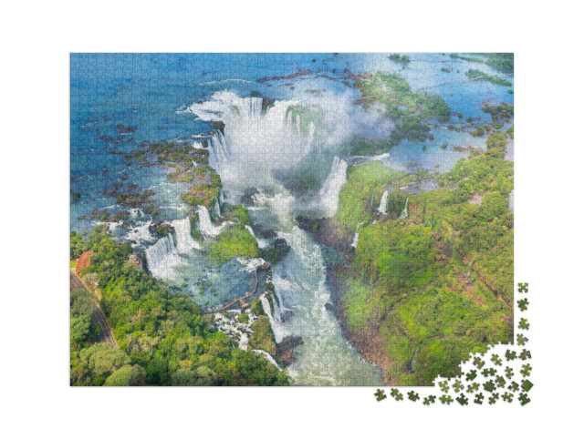 Puzzle de 2000 pièces « Les chutes d'Iguazu : une merveille de la nature brésilienne »