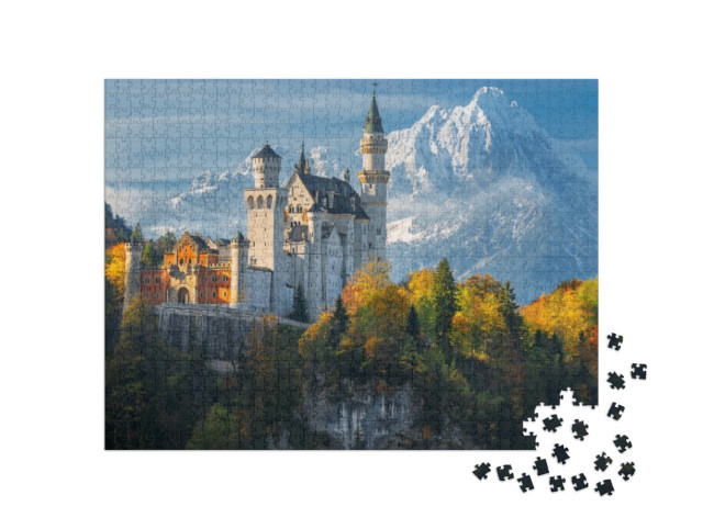 Puzzle de 1000 pièces « Château de Neuschwanstein, Bavière »
