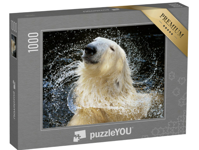 Puzzle de 1000 pièces « Portrait d'un ours polaire »