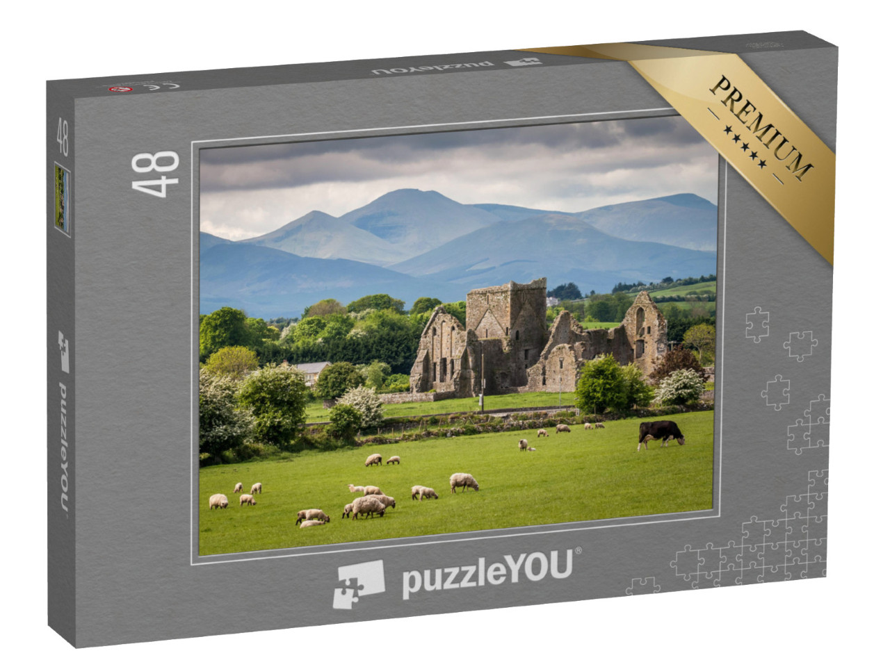 Puzzle de 48 pièces « Paysage irlandais idyllique »