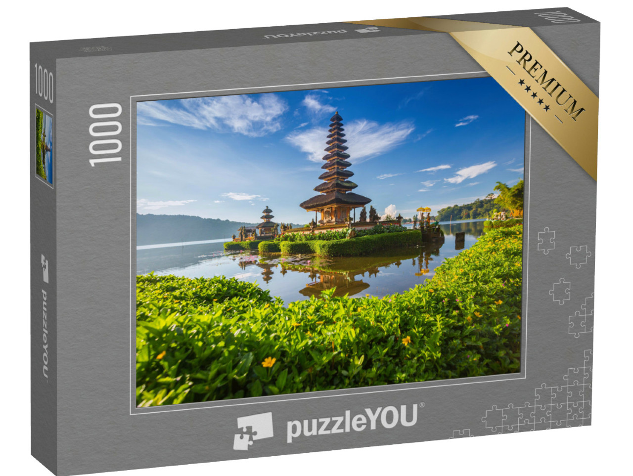 Puzzle de 1000 pièces « Temple de Beratan-Tempel, île de Bali, Indonésie »