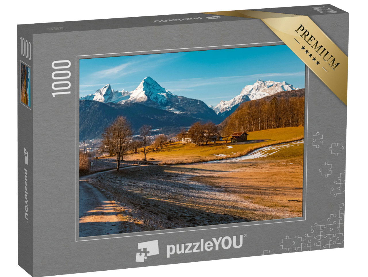 Puzzle de 1000 pièces « Watzmann et Hochkalter Berchtesgaden, Bavière »
