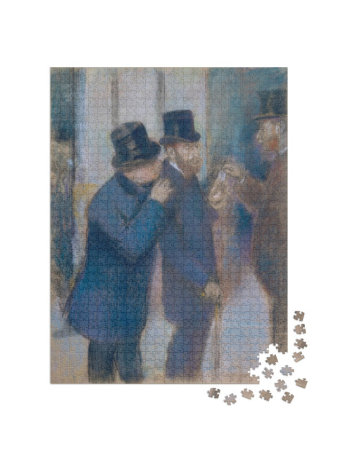 Puzzle de 1000 pièces « Edgar Degas - Portraits en bourse »