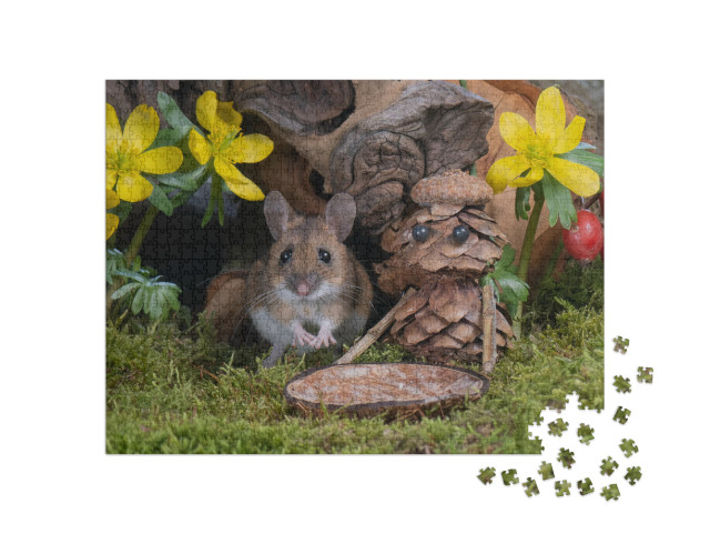 Puzzle de 1000 pièces « Souris l'après-midi »