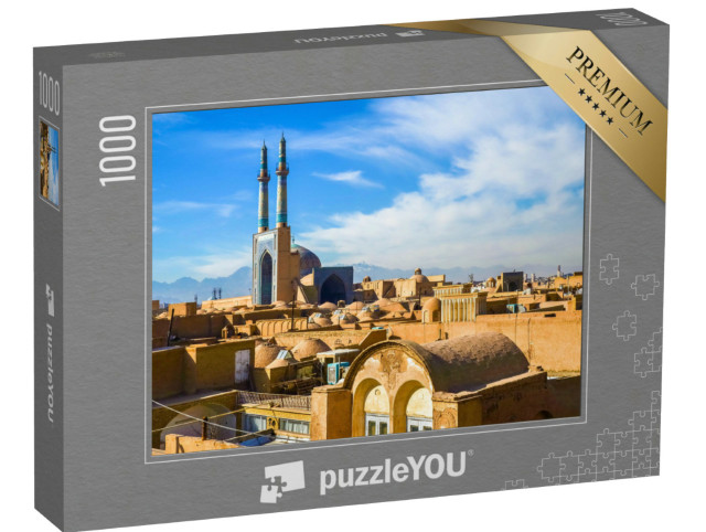 Puzzle de 1000 pièces « Vue sur le centre historique de Yazd, Iran »