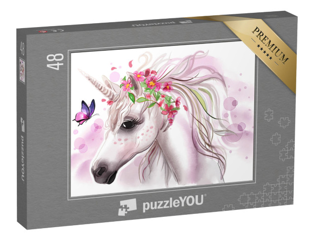 Puzzle de 48 pièces « Licorne »