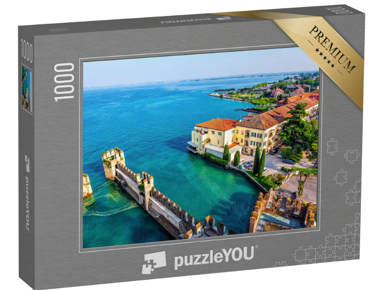 Puzzle de 1000 pièces « Sirmione sur le lac de Garde, Italie »