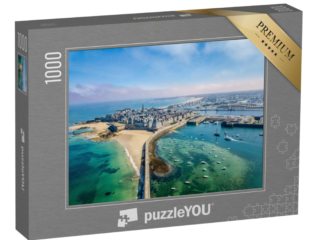 Puzzle de 1000 pièces « Saint Malo en Bretagne, France »