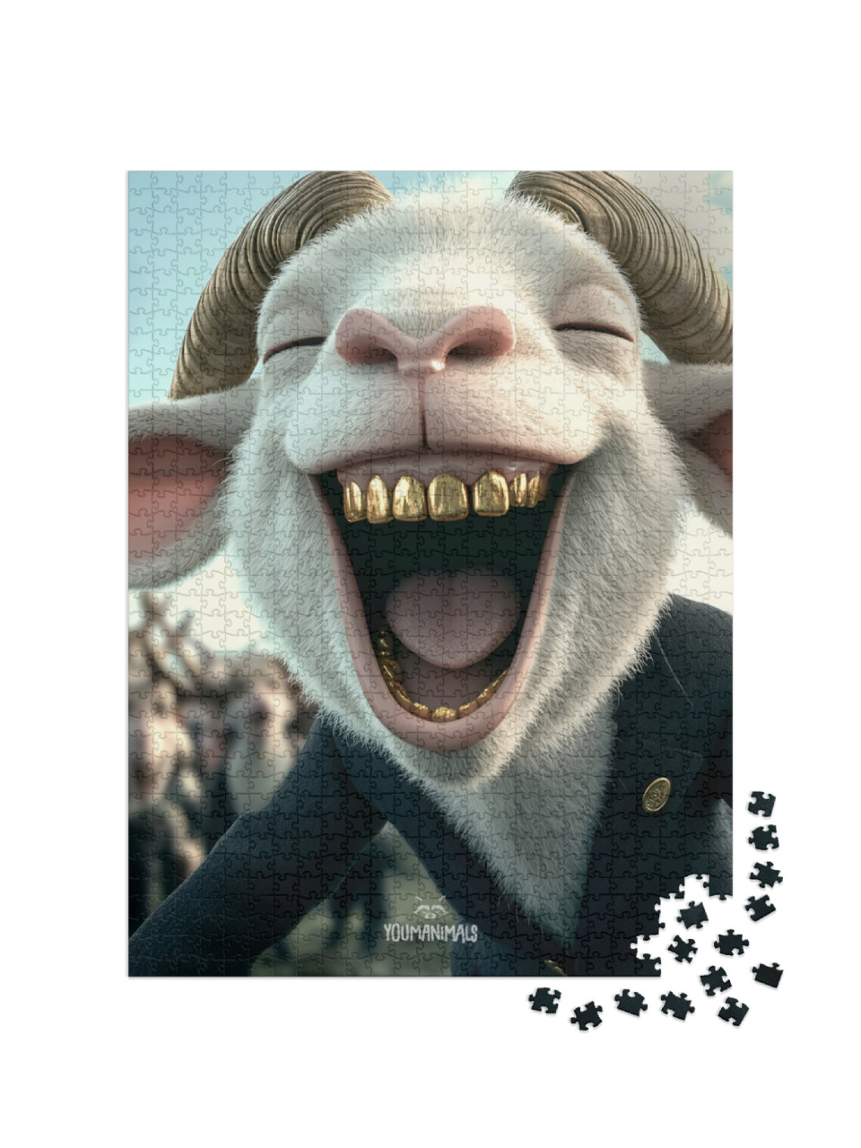 Puzzle de 1000 pièces « YOUMANIMALS: Gordon »