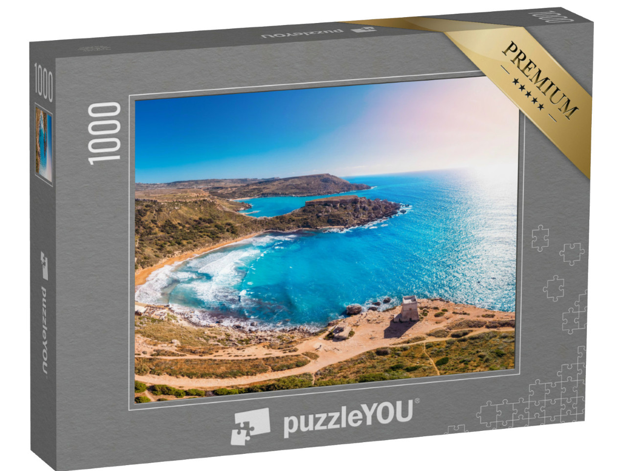 Puzzle de 1000 pièces « Golden Bay à Malte »