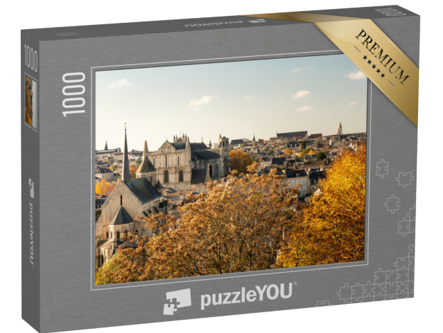 Puzzle de 1000 pièces « Vue sur la ville de Poitiers »