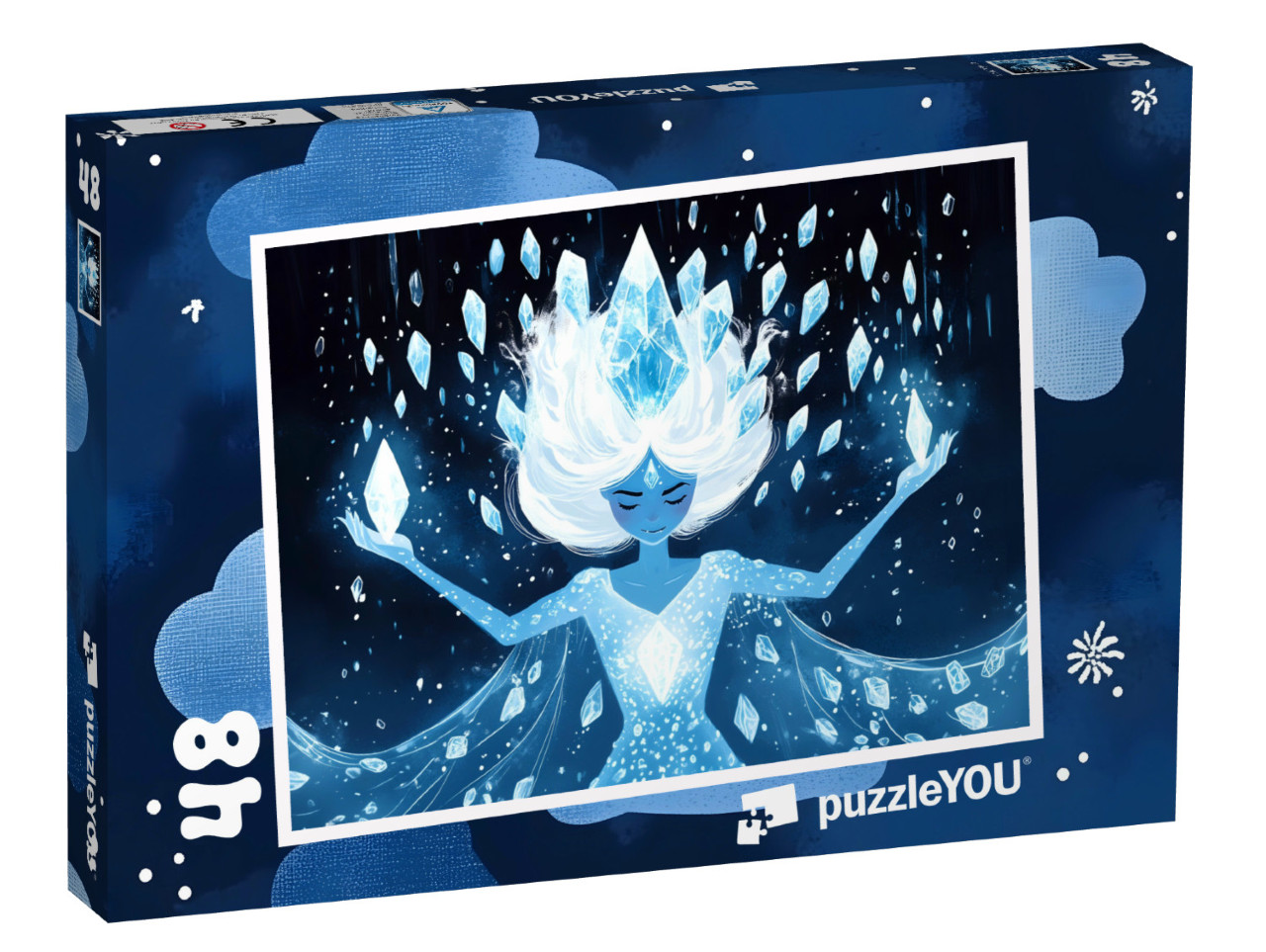 Puzzle de 48 pièces « La magie de la princesse des neiges »