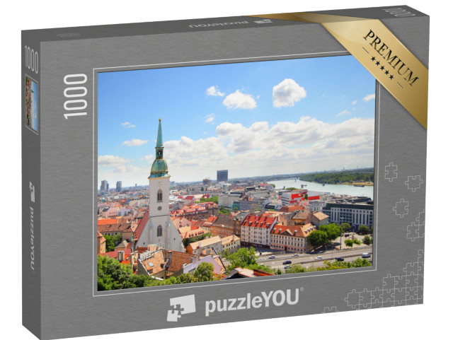 Puzzle de 1000 pièces « Vue sur Bratislava, Slovaquie »