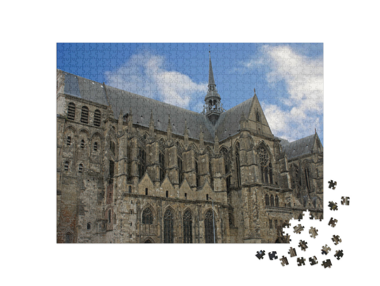 Puzzle de 1000 pièces « Basilique Saint-Quentin, France »