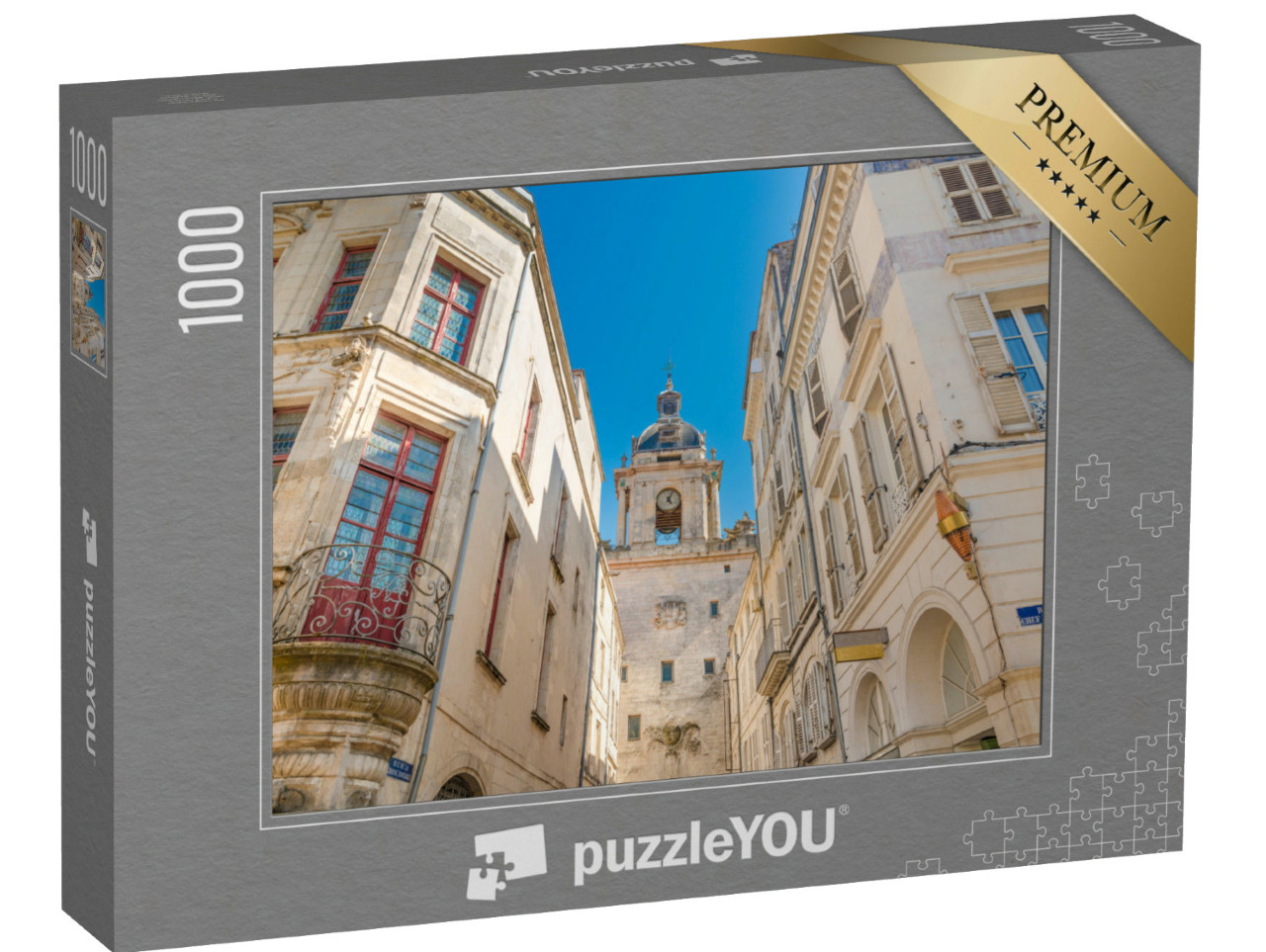 Puzzle de 1000 pièces « La Rochelle, France - La porte de la grande horloge - Grosse horloge »