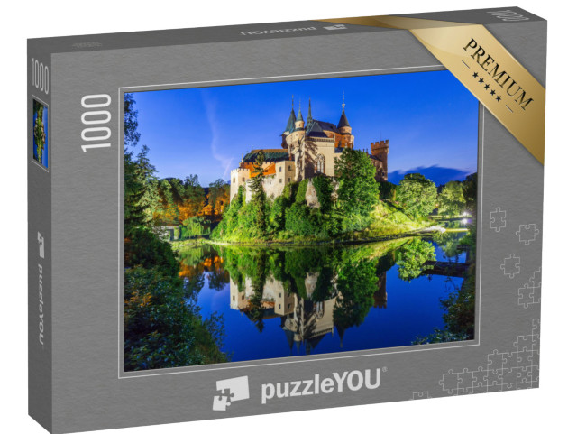 Puzzle de 1000 pièces « Château romantique de Bojnice, patrimoine mondial de l'UNESCO, Slovaquie »