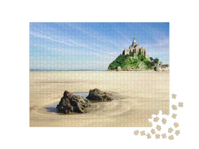 Puzzle de 1000 pièces « Mont Saint Michel, Normandie »