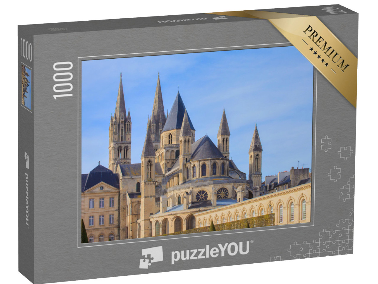 Puzzle de 1000 pièces « Abbaye de Maître, Caen, Normandie, France »