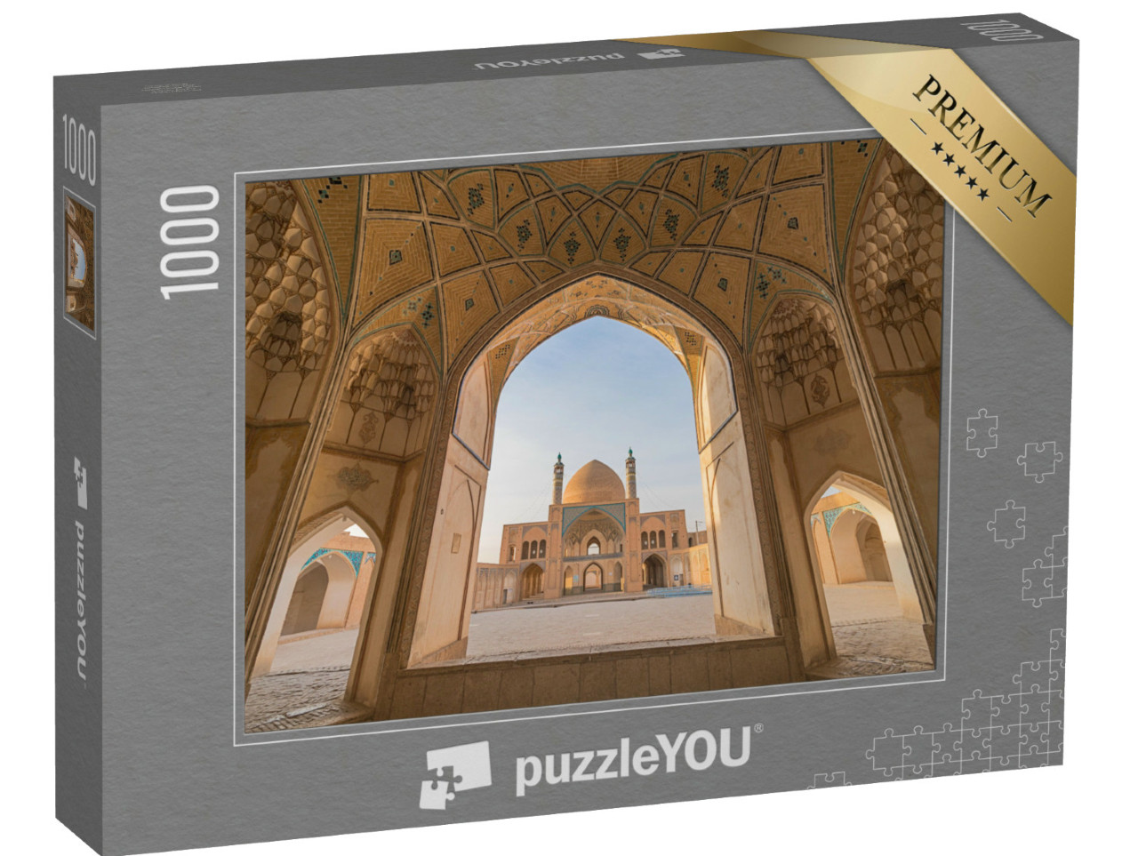 Puzzle de 1000 pièces « Une mosquée historique à Kashan en Iran »