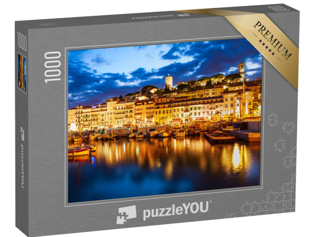 Puzzle de 1000 pièces « Cannes de nuit »