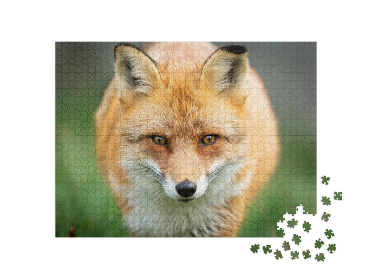Puzzle de 1000 pièces « Renard roux en chasse »