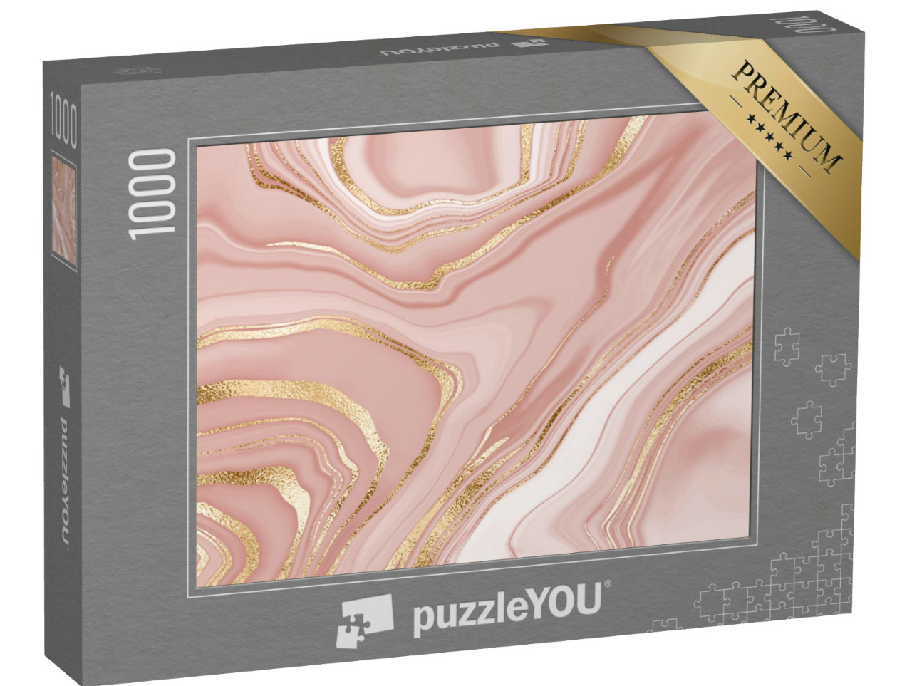 Puzzle de 1000 pièces « Marbre Design peinture abstraite »