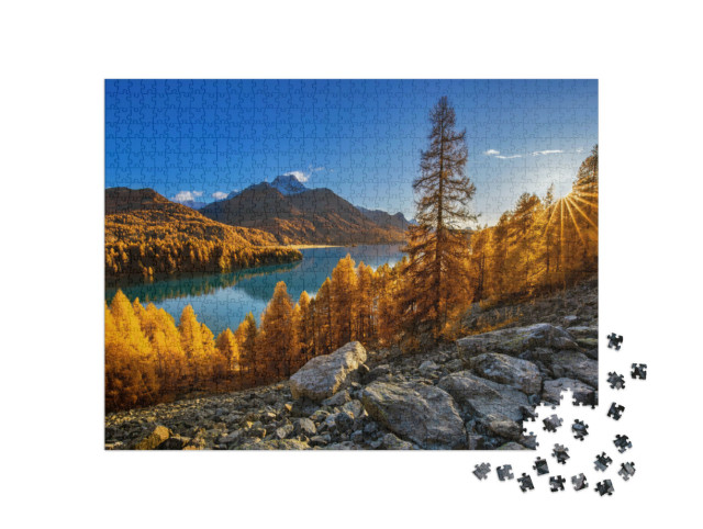Puzzle de 1000 pièces « Sils en Engadine »