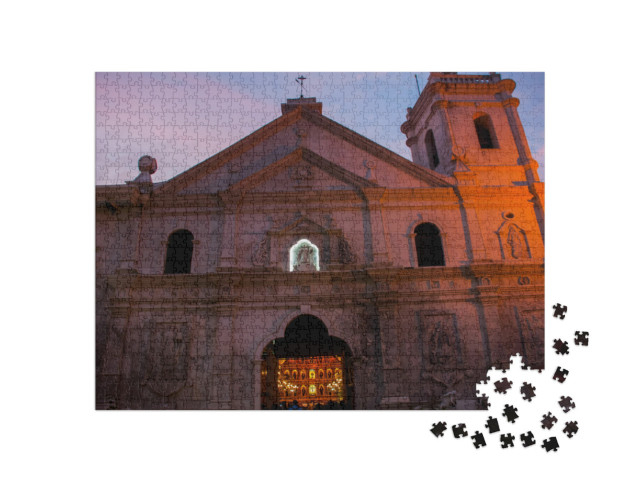 Puzzle de 1000 pièces « La basilique mineure du Santo Nino, Philippines »