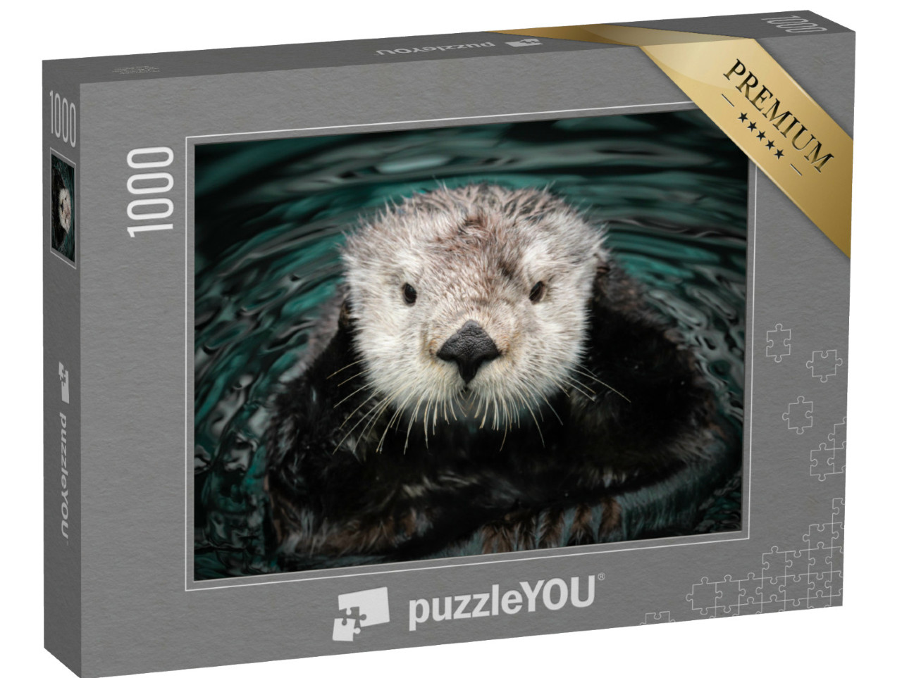 Puzzle de 1000 pièces « Loutre de mer dans l'eau »