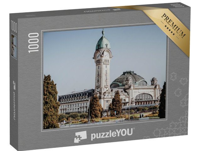 Puzzle de 1000 pièces « La gare centrale de Limoges en France »