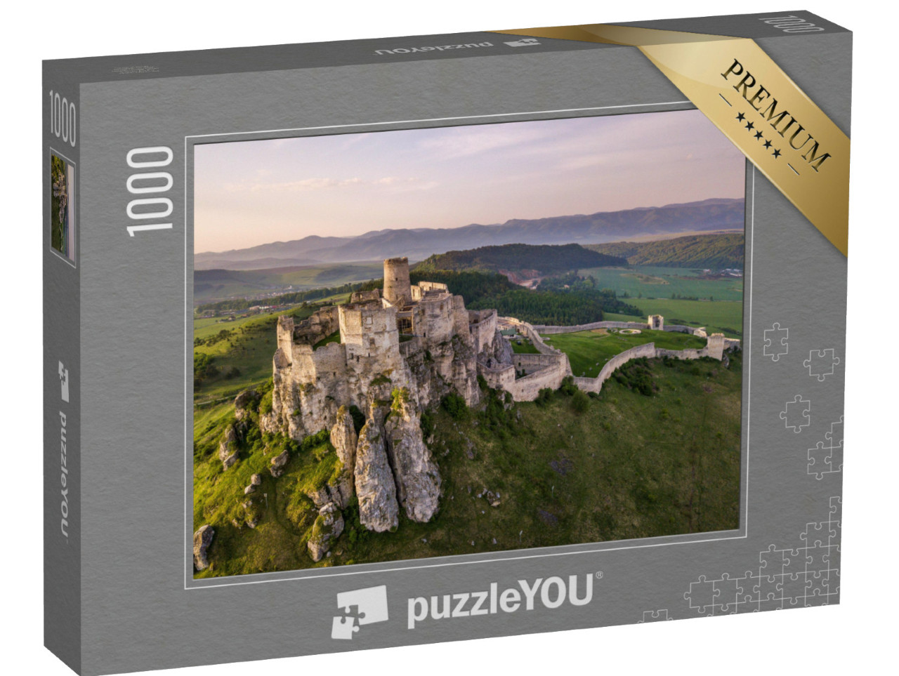 Puzzle de 1000 pièces « Impressionnant château de Spiš en Slovaquie »
