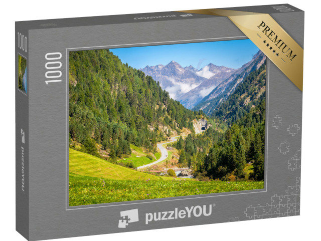 Puzzle de 1000 pièces « L'idylle des alpinistes »
