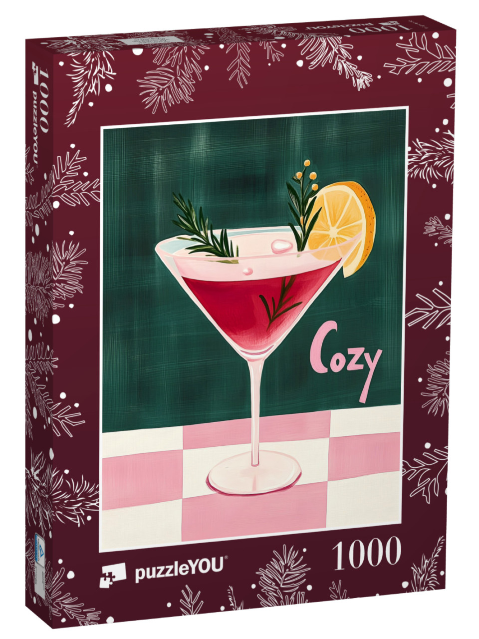 Puzzle de 1000 pièces « Cozy : Cocktail de Noël pour toi »