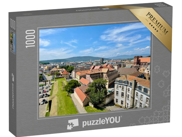 Puzzle de 1000 pièces « Vue aérienne de la ville de Belfort »
