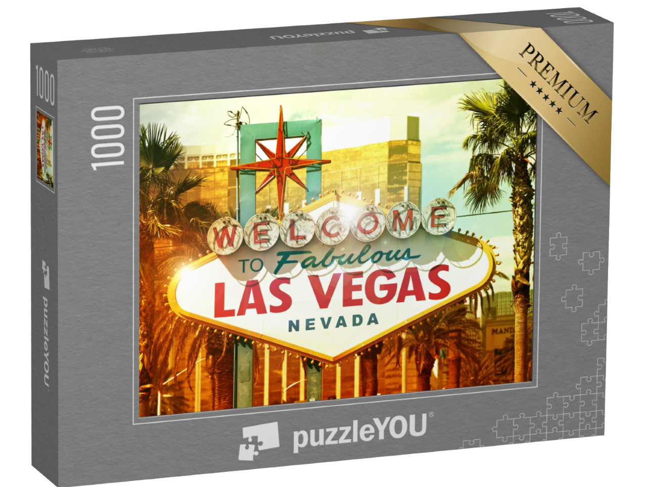 Puzzle de 1000 pièces « Bienvenue à Las Vegas »