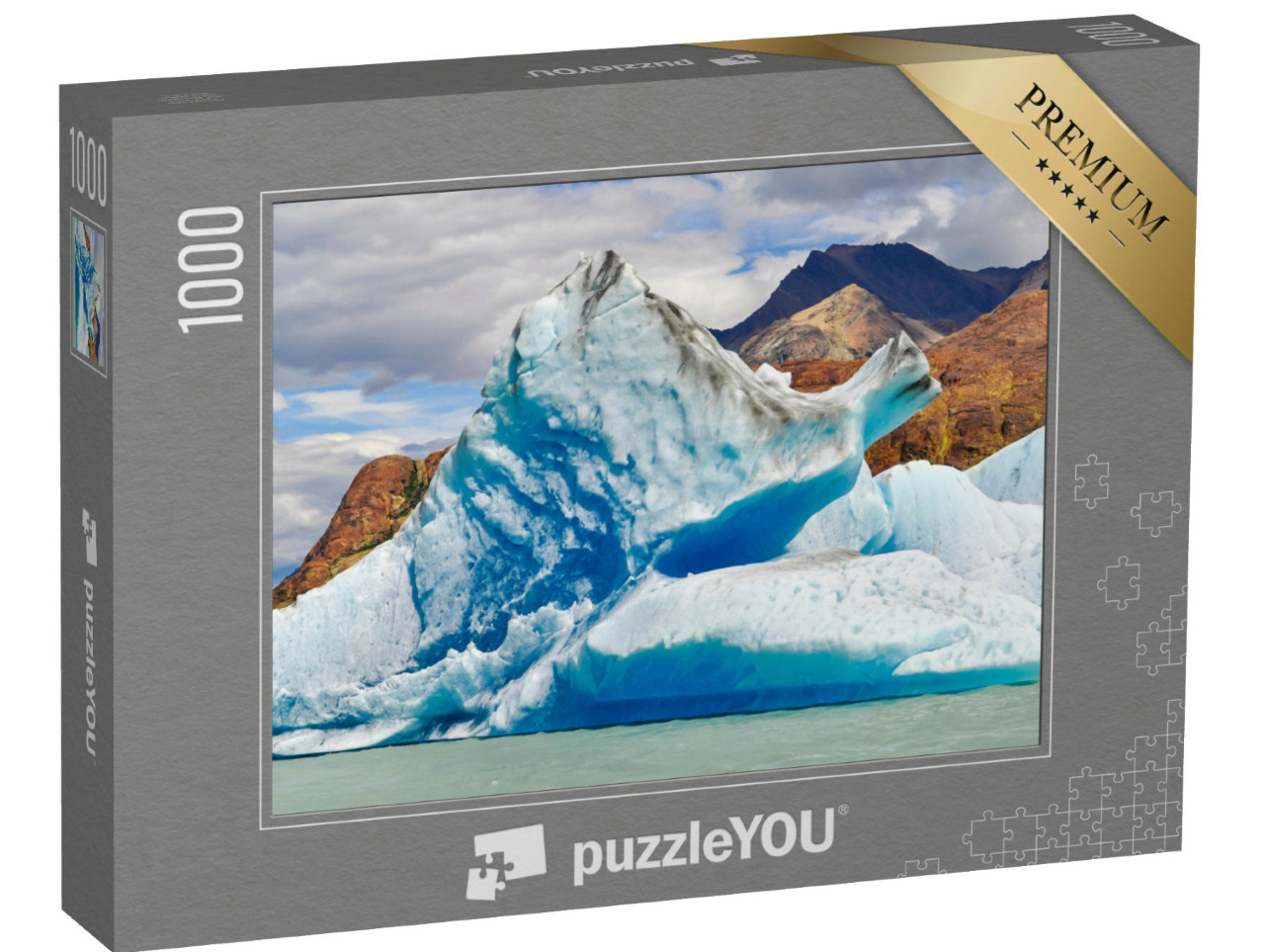 Puzzle de 1000 pièces « Iceberg d'un glacier en montagne »
