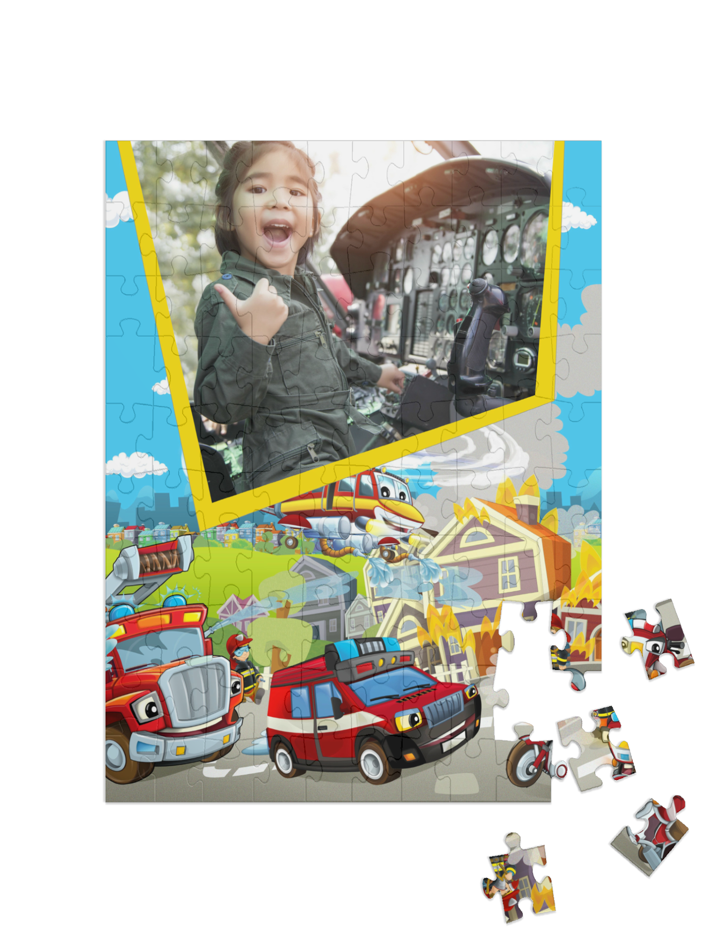 „En action“ format portrait