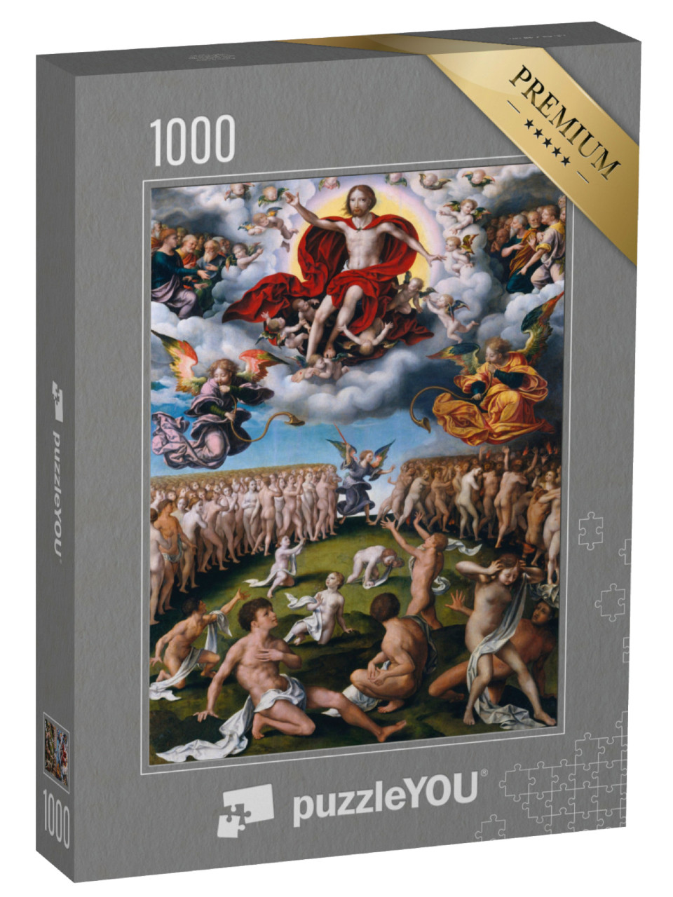 Puzzle de 1000 pièces « Joos van Cleve - Le Jugement dernier »