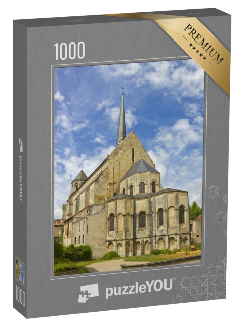 Puzzle de 1000 pièces « Église catholique romaine médiévale Sainte-Radegonde à Poitiers, France »