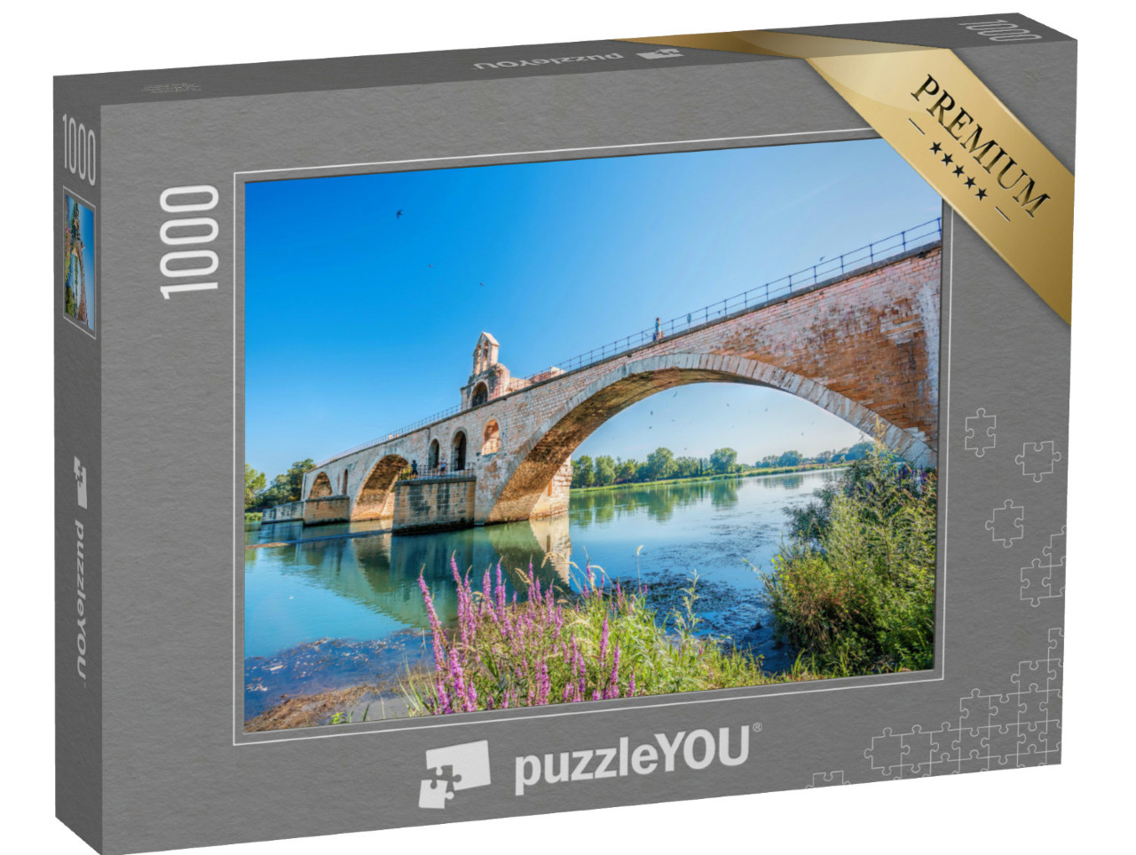 Puzzle de 1000 pièces « Vieux pont d'Avignon en Provence, France »